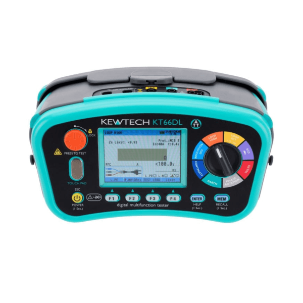 Kewtech KT66DL 12-in-1 Digital Multifunction Tester