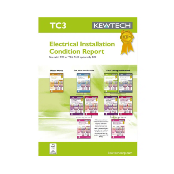 Kewtech TC3 Electrical Installation Condition Report (40pgs)