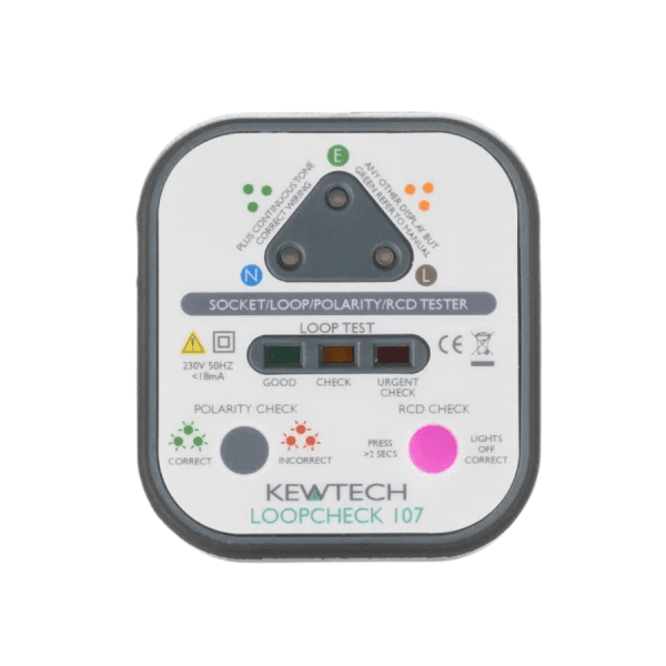 Kewtech LOOPCHECK107 Advanced Socket Tester