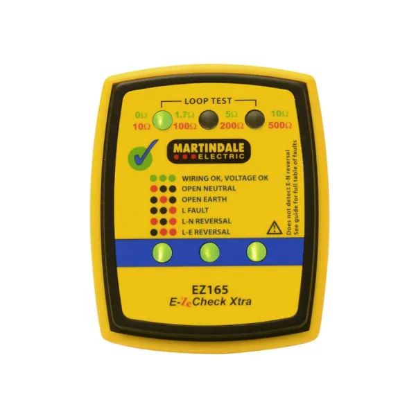 Martindale EZ165 Socket & Non-Trip Earth Loop Tester