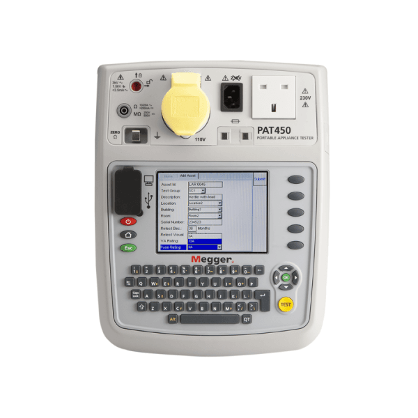 Megger PAT450 Downloading PAT Tester