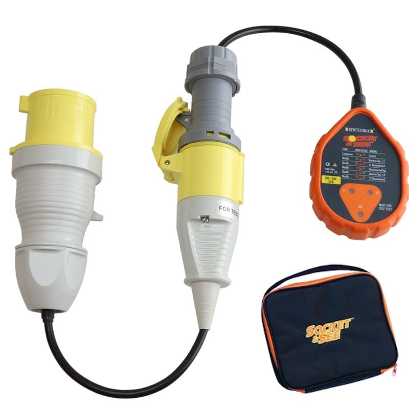 Socket & See SOK110KIT Industrial Socket Tester Kit - Test 4 Less