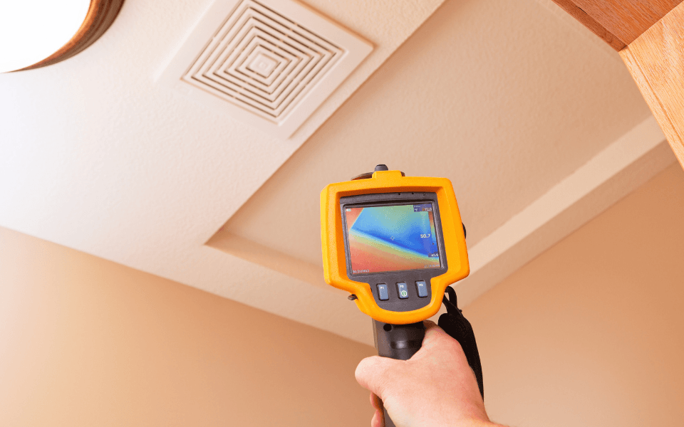 Thermal Imager Use for Domestic Leak Detection