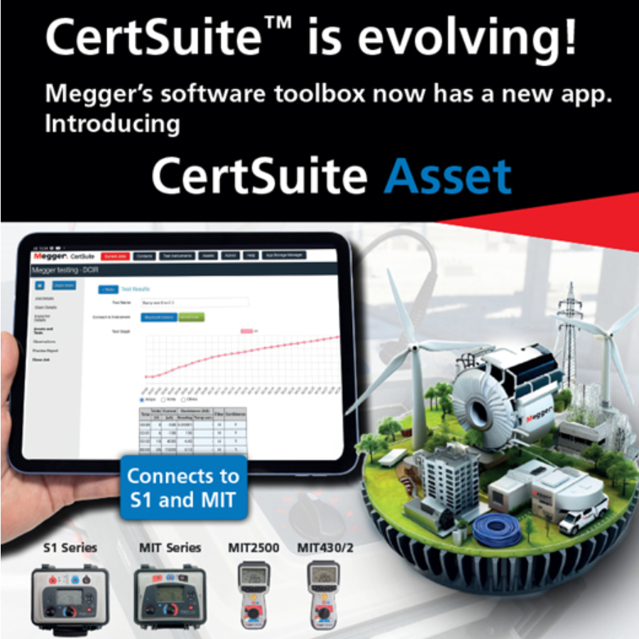 Upgrade Alert: CertSuite Asset App by Megger