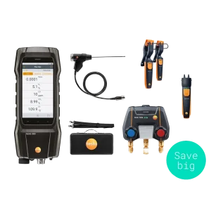 Testo 300+ Flue Gas Analyser Smart Heat