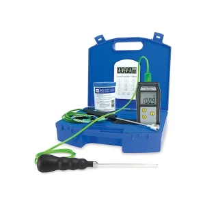 ETI 860-870 Waterproof Legionella Thermometer Kit simplifies routine water safety checks. The handheld thermometer withstands wet sites and rough handling. Fast thermocouple response shortens inspection times and helps teams stay compliant. ### Versatile Legionella Monitoring Use ETI 860-870 Waterproof Legionella Thermometer Kit to log incoming cold water, stored hot water and surface pipe temperatures. The waterproof instrument shrugs off splashes while the probes reach outlets, tanks and concealed pipework. Simple buttons guide users through the measurement process. A bright LCD and long battery life keep the kit ready for shifts.