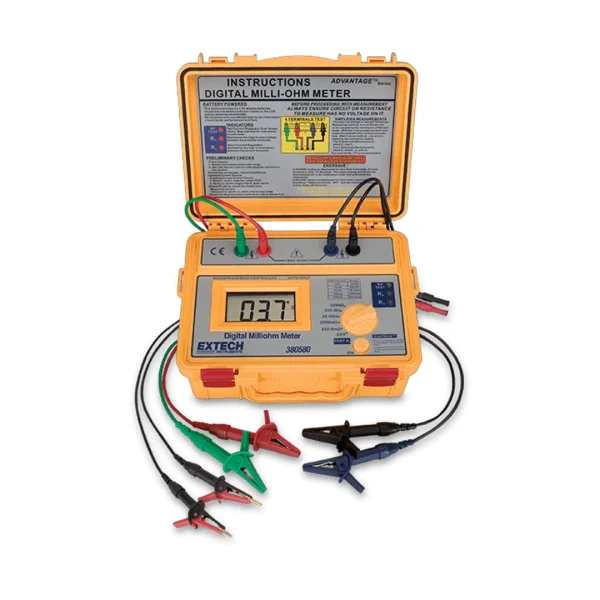 Extech 380580 Battery Powered Milliohm Meter