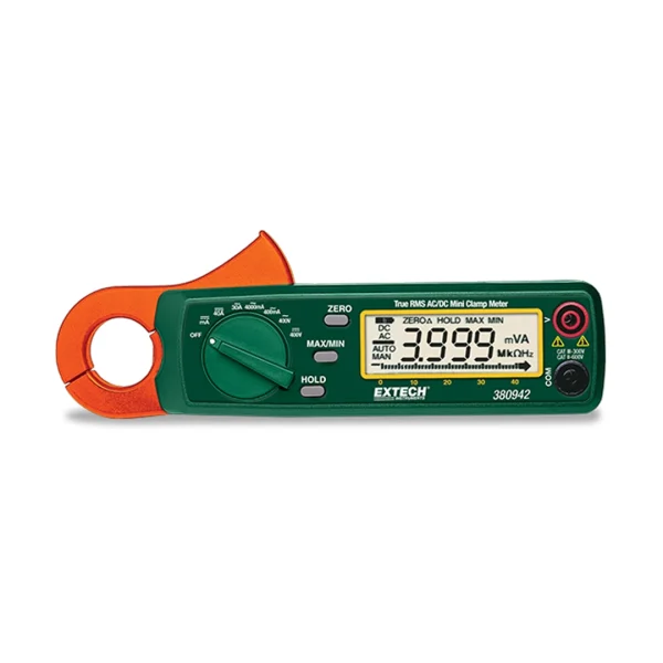 Extech 380942 30A True RMS AC/DC Mini Clamp Meter