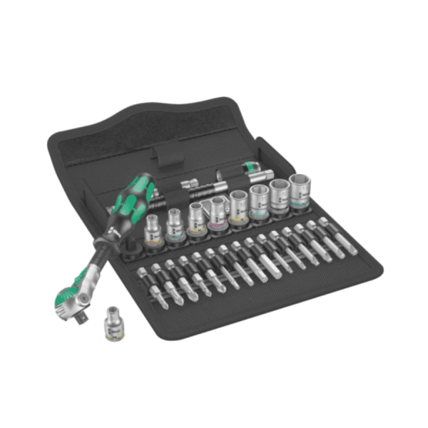 Wera 8100 SA 6 Zyklop Speed Ratchet Set (1/4" drive, metric)