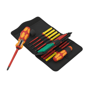 Wera Kraftform Kompakt VDE 17 RA 1 Colour Coded Ratchet Screwdriver Set