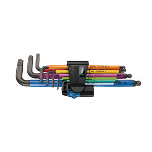 Wera 950/9 Hex-Plus Multicolour HF 1 L-Key Set