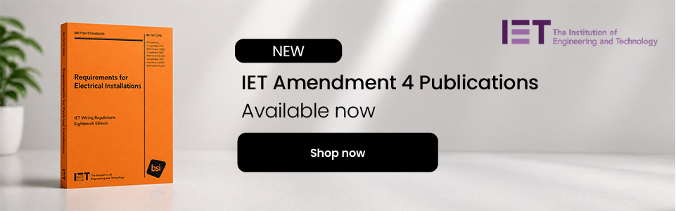 IET Amendment 4 Now Available - Small Web Banner