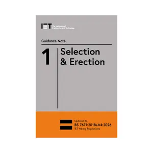 IET Guidane Note 1 10th Edition