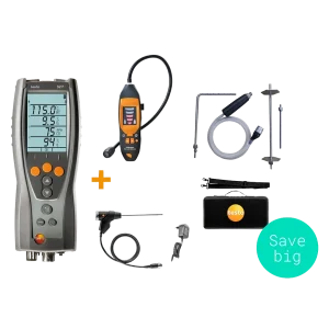Testo 327-1 Standard Kit with Gas Leak Detector and CPA1 Kit