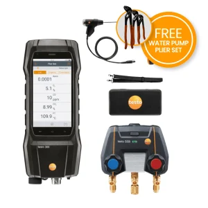 Testo 300+ Flue Gas Analyser Smart Heat Pump Kit