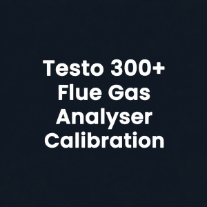 Testo 300+ Flue Gas Analyser Calibration