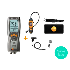 Testo 327-1 Standard Kit with Gas Leak Detector