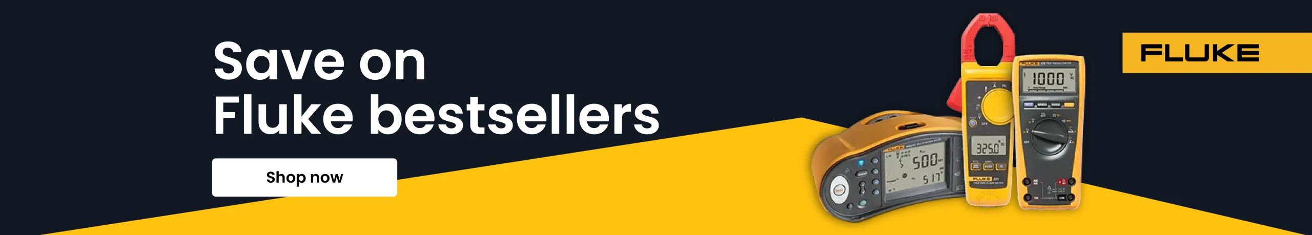 Fluke Electrical Multimeters Multifunction Testers Banner