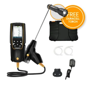 Testo 310 (2nd Gen) Flue Gas Analyser Standard Kit Torch
