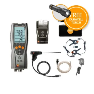 Testo 327-1 Flue Gas Analyser Advanced Kit Torch
