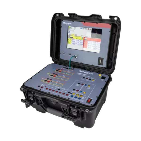 Megger SMRT46R Multi-Phase Relay Tester left angle
